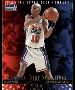 Reggie Miller 1996 cubierta superior EE. UU. #15 EE. UU. UCLA - Imagen 1 de 2
