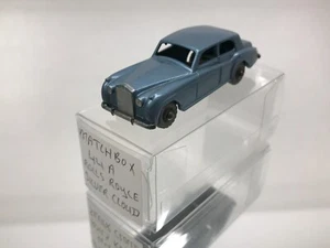 MATCHBOX LESNEY 44A ROLLS ROYCE SILVER CLOUD - GMW -BLUE MET. 3inch- GOOD - 502 - Picture 1 of 6