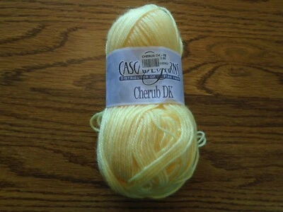 Cascade Yarns  Cherub DK yellow 38 1.75 oz. 180 yards nylon/acrylic yarn NEW - Image 1 of 3