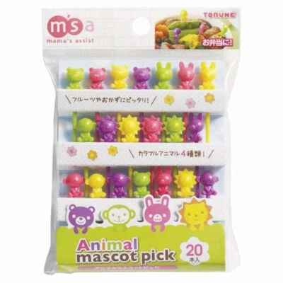 Food Picks TORUNE Fiambrera Japonesa Bento Accesorios Animal Mascota 20 un. Foto 1 de 3