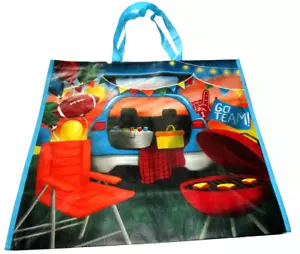 FÚTBOL ~ Bolso de Mano Reutilizable ~ TAILGATING ~ 20" X 18" X 8" HomeGoods - Imagen 1 de 1
