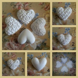 GESSI GESSETTI modello CUORE polvere di ceramica handmade - Foto 1 di 1