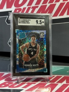 2017-18 Donruss Optic WHITE SPARKLE SP Derrick White RC #172 SGC 9.5 Pop 1 CELTS
