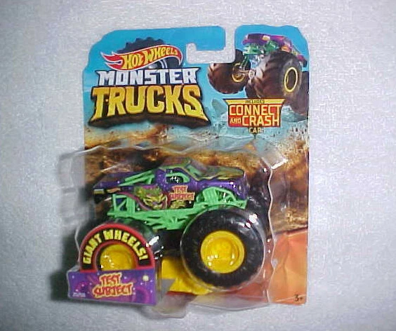 HW MONSTER TRUCKS "TEST SUBJECT" VHTF MATTEL DIE CAST HOT WHEELS - Image 1 of 1
