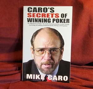 Mike Caro's Secrets of Winning Poker by Mike Caro paperback authority gambling - Picture 1 of 3