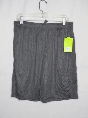 NUEVO CON ETIQUETAS PANTALONES CORTOS TEK GEAR JAVLIN GRIS 9" ENTREPIERNA IMPORTACIÓN DEPORTE CIELO ENTRENAMIENTO TALLA L #Y437 Foto 1 de 2