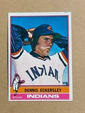 Dennis Eckersley  (ROOKIE) ~ Vintage 1976 Topps Baseball #98 ~ Cleveland Indians