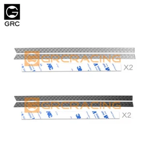Shell Side Skirt Skid Plates / Metal Decorative Sheets for 1/10 Traxxas TRX4 Def - Picture 1 of 3