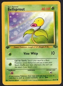Pokemon Bellsprout - Jungle 49/64 / Common - 1st Ed - NM - Imagen 1 de 2