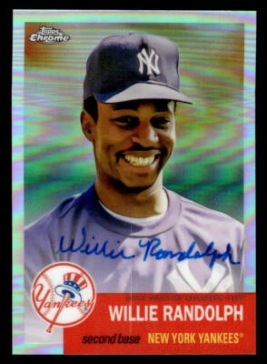 Willie Randolph 2022 Topps Chrome Platinum #CPA-WR Auto Refractor #027/199 - Image 1 of 2