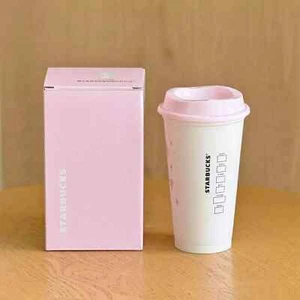 New China Starbucks 2025 Spring Sakura 16oz Red Reusable Plastic Tumbler Cup - Picture 1 of 7