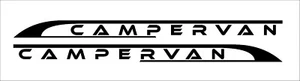 1m Motorhome Camper Van Caravan Stickers Decal Graphic Motorhome Decal Camping - Picture 1 of 2