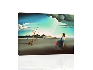 Salvador Dali 1948 Portrait of Enid Haldorn - CANVAS or PRINT WALL ART - Picture 1 of 2