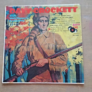 Rare Walt Disney Davy Crockett Record / Album / Happy Time HT-1022 - 1960s Vinyl - Picture 1 of 8