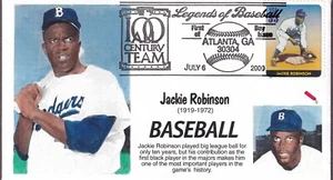 Jackie Robinson, Legends of Baseball FDC, HC Dynamite, 3408a - Imagen 1 de 1