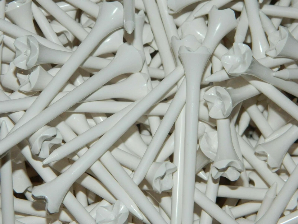 New 3 1/4" Pride Evolution Performance White 3.25 Golf Tees -You choose the No