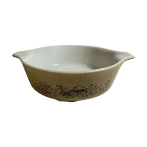 Vintage PYREX Dish Forest Fancies Mushroom Corning Casserole 471-B 500ml - Picture 1 of 8