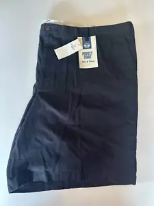 Dockers Men's Perfect Shorts Classic Fit Black Size W56 Inseam 10 in - Picture 1 of 5