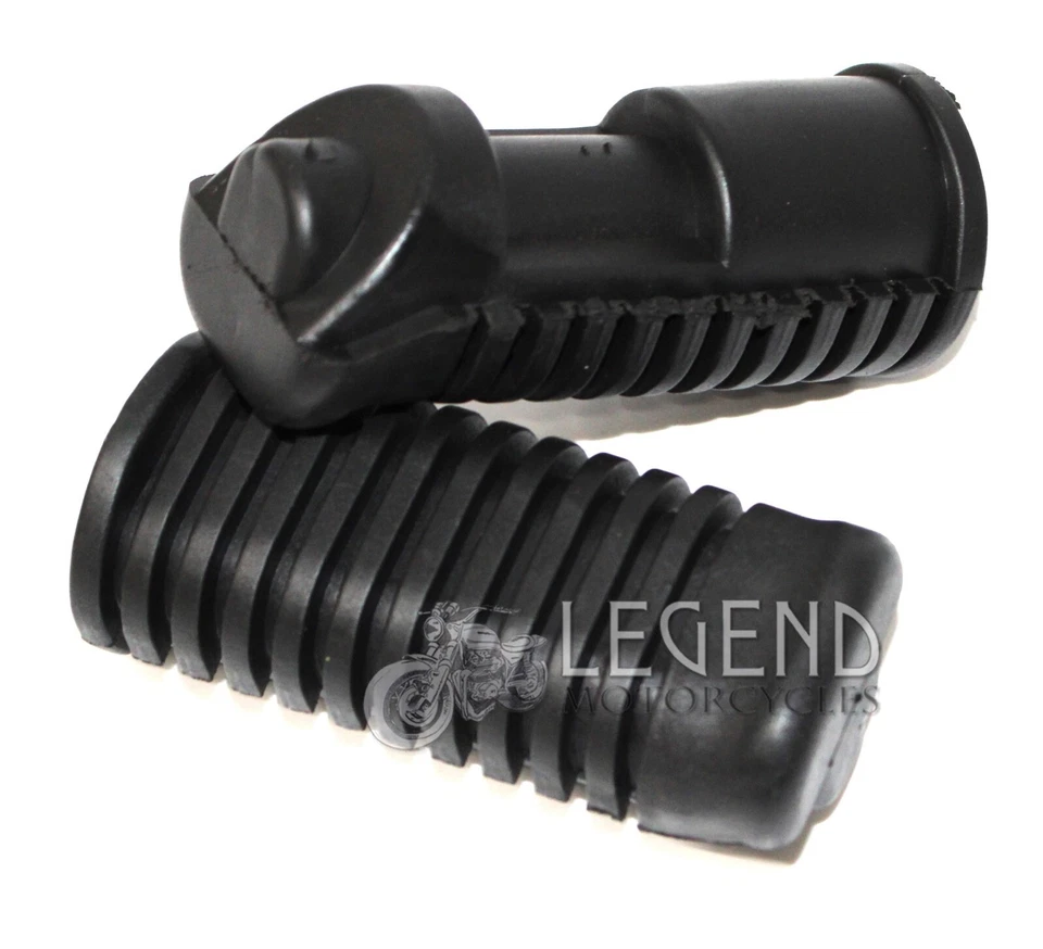 Par de gomas estriberas para pilotos Suzuki GT250 T250 T350 A9-01 Foto 1 de 1