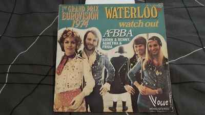 ABBA, 7" vinyl, Waterloo, France, 1974, 1ST variant, very rare,  - Image 1 of 4