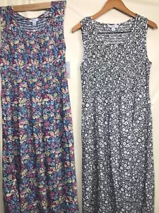 2 Croft & Barrow Women's Multicolor Floral Sleeveless Rayon Sundress Size M - Picture 1 of 10