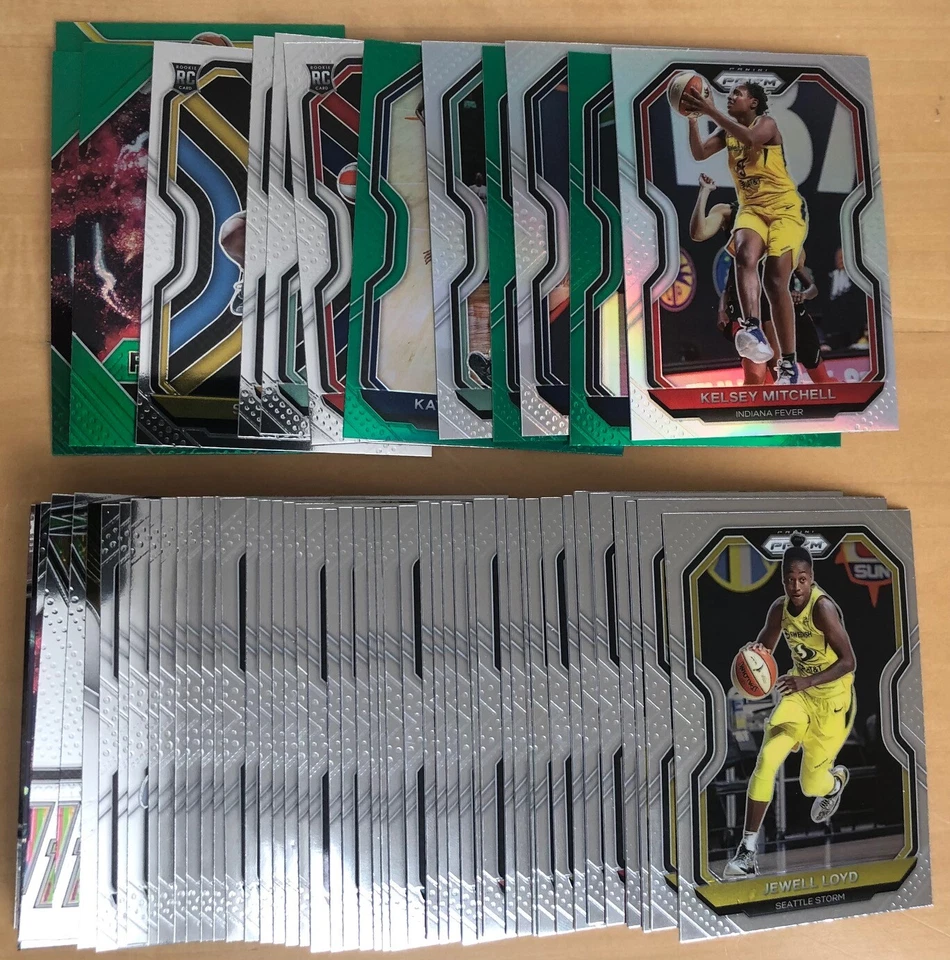 2021 Panini WNBA Prizm Complete Your Set Pick PYC! Rookies Silver Green Inserts - Image 1 of 1