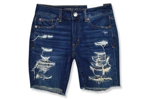 Bermudas de jean American Eagle para mujer Tomgirl, noche cobalto, EE. UU. 00, 6070-6 - Imagen 1 de 2