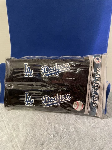 MLB Los Angeles Dodgers SeatBelt Pads Shoulder Protector Gym Bag Laptop NEW Cover