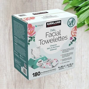 KIRKLAND Signature Daily Facial Towellettes, 4.53 Pound (180 Count, 1-Box) - Picture 1 of 2