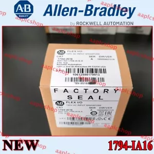 New Factory Sealed AB 1794-IA16 SER A Flex I/O 120VAC Input Module FREE SHIP - Picture 1 of 5