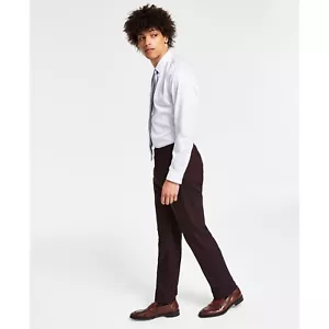 Tommy Hilfiger Herren TH Flex Modern Fit Four-Pocket Twill Hose Burgundy B4HP - Bild 1 von 24