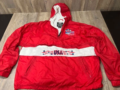 Chaqueta Pullover Charles River Apparel EE. UU. 1/2 Cremallera Forrada de Algodón para Hombres XL Foto 1 de 4