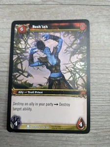 Besh'iah #229/361 World of Warcraft TCG Card 2006 Heroes Azeroth - Picture 1 of 2