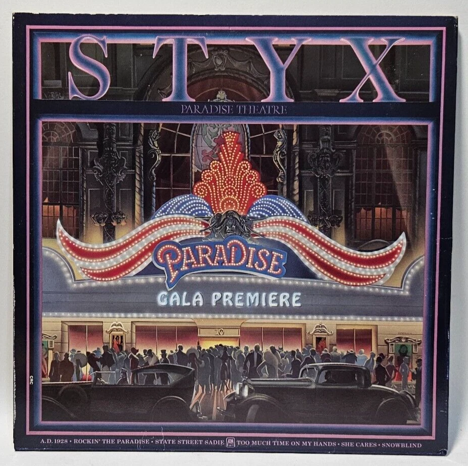 Styx - Paradise Theatre - 1981 CLUB ED GF SM PRESS EX - Ultrasonic Cleaned - Image 1 of 1
