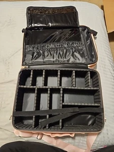 Borsa Trucco da Viaggio Professionale Custodia Cosmetica Portatile Organizzatore Taglia Xl - Foto 1 di 4