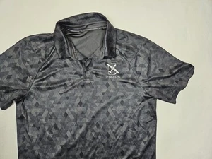 Cirrus Shirt Mens Large Polo Gray Geometric Triangle Logo Plane Flying Aviation - Picture 1 of 9