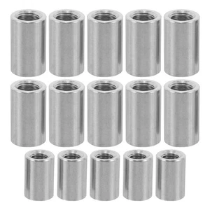  20 piezas Tuerca de soldadura espesa Acoplamiento redondo extendido de acero inoxidable - Imagen 1 de 12