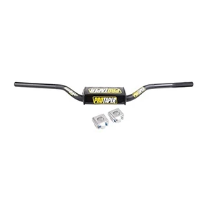 Tusk Universal Big Bar Clamp and Bar Kit ProTaper Contour CR High Bend Black - Picture 1 of 6