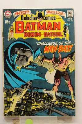 DETECTIVE COMICS #400 (1970) 1st App & Origin Man-Bat, Neal Adams DC 4.5/5.0 RAW - Image 1 of 4