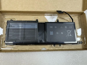 New Laptop Battery 99Wh 11.4V MG2YH 9NJM1 HF250 For Alienware 15 R3 R4 17 R4 R5 - Bild 1 von 3