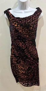 Diane von Furstenberg Kleid Elliso Burned Velvet ärmellos Seide Viskose Größe 4 - Bild 1 von 22