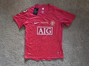 Taglia M - Maglia Replica Nike Manchester United 2008-09 Ronaldo #7 Finale Mosca - Foto 1 di 17