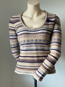 Schumacher Damen Pullover Bunt, Gr. M 38 / 40 , 100% Wolle Norweger - Bild 1 von 10