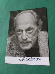 Ernst Fritz Fürbringer  ,   Fernsehen , Kino ,  Autogrammkarte   - Picture 1 of 2