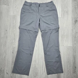 Pantalones convertibles Magellan para mujer grandes grises 33x31 campamento caminata al aire libre - Imagen 1 de 11
