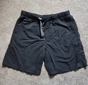 Columbia Shorts Mens XL Black Nylon Swim Trunks Lined Omni Shade Protection - Picture 1 of 7