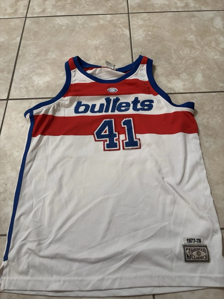 Mitchell & Ness Harwood Classic Wes Unseld Washington Bullets Stitched Jersey XL - Image 1 of 4