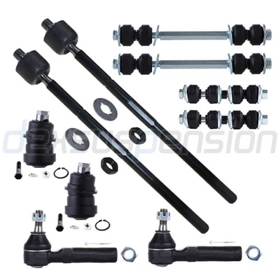 10x Front Ball Joints Sway Bars Tie Rods Fits 2000 2001 Plymouth Neon Foto 1 de 4