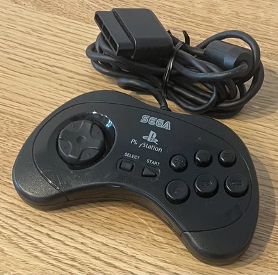 PS2 Sega Classic Control Pad Controller Black for Playstation2 Tested Japan - Image 1 of 4