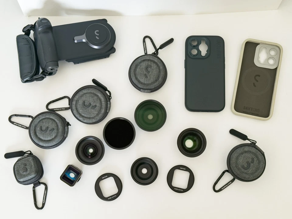 Kit creador ShiftCam SnapGrip agarre móvil SnapLight, SnapPod y bolsa de transporte Foto 1 de 4